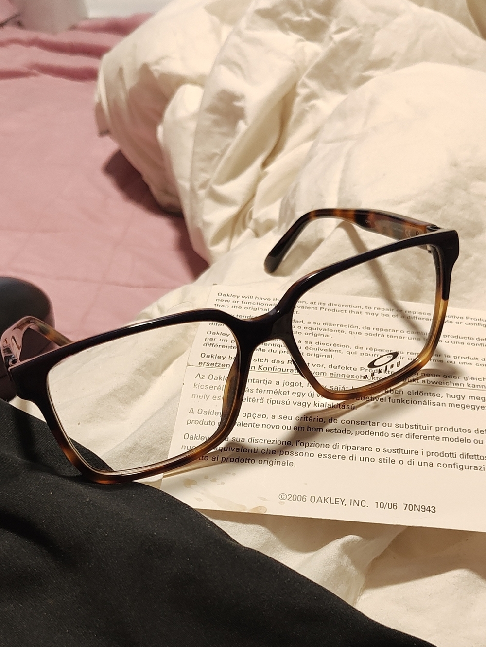 Oakley Tortoise shell Gradient Women's Eyeglass Frames Confession New